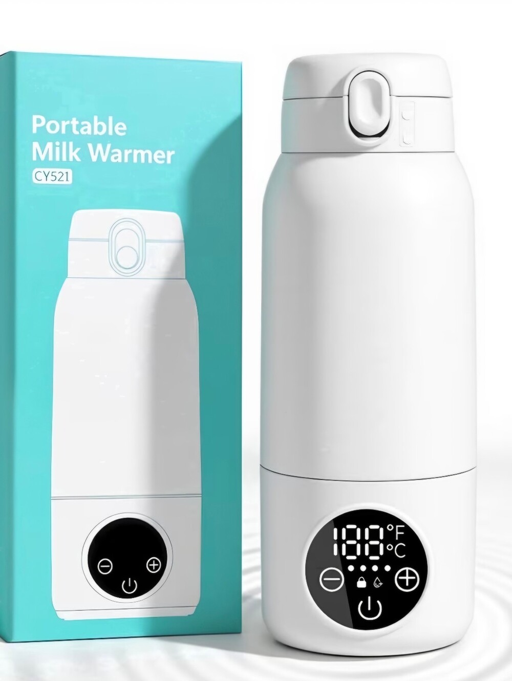 Portable Milk Warmer CY520 - Teal Travel Bottle Warmer